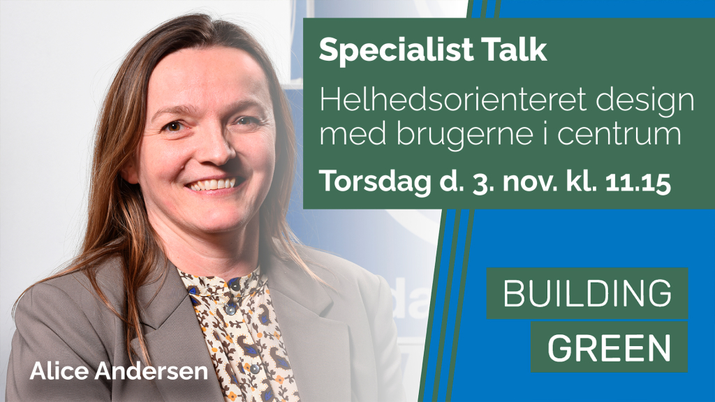 Specail Talks pÃ¥ Building Green 2022