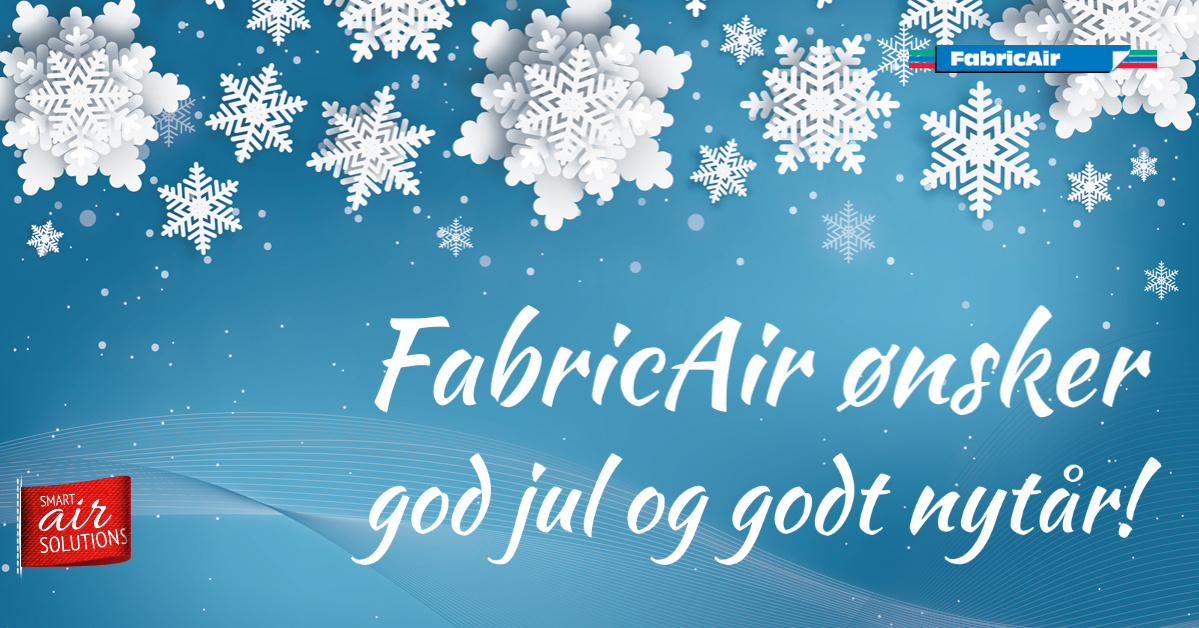FabricAir ønsker glædelig jul og godt nytår