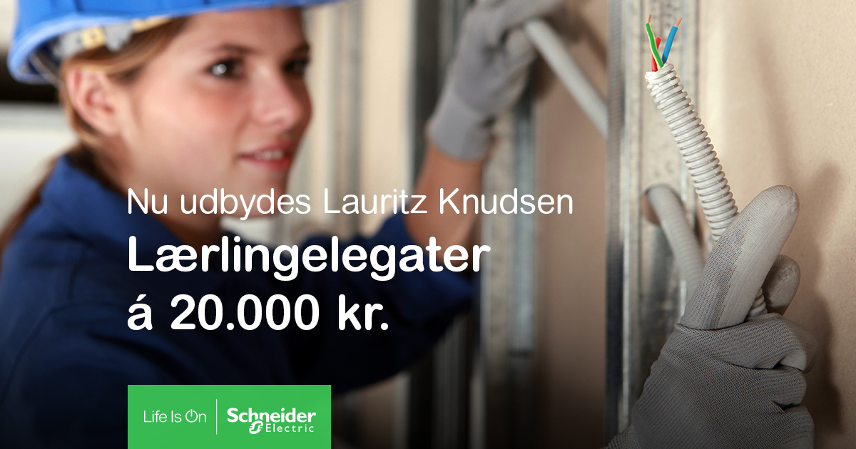 Lauritz Knudsen Lærlingelegat på 20.000 kr.  