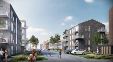 Ny bydel med et bæredygtigt tvist skyder op i Helsinge